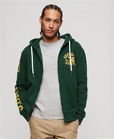 Superdry Mens Athletic College Graphic Zip Hoodie - S Regular