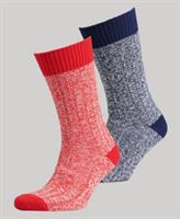 Superdry Womens Organic Cotton Hiker Sock Pack Size Xs/S