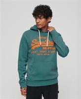 Superdry Mens Neon Vintage Logo Hoodie - S Regular