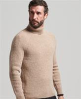 Superdry Mens Alpaca Chunky Roll Neck Jumper - XL Regular