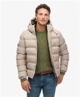 Superdry Mens Hooded Tweed Sports Puffer Jacket - XL Regular