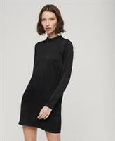 Superdry Womens Satin Mock Neck Mini Dress - 10 Regular
