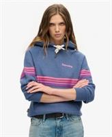 Superdry Womens Rainbow Stripe Logo Hoodie Size 8 - 8 Regular