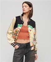 Superdry Womens Suikajan Printed Bomber Jacket Size 10 - 10 Regular