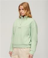 Superdry Womens Sport Tech Relaxed Half Zip - 10 Regular