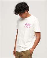 Superdry Mens Neon Vintage Logo T-Shirt Size Xxl - XXL Regular