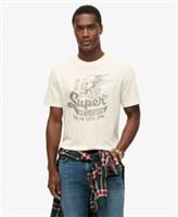 Superdry Mens Blackout Rock Graphic T-Shirt - S Regular
