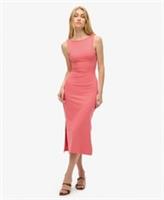 Superdry Womens Jersey Twist Back Midi Dress - 12 Regular