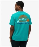 Superdry Mens Core Logo Great Outdoors Chest T-Shirt - S Regular