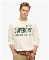 Superdry Mens Workwear Applique Long Sleeve Top - XXL Regular