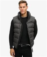 Superdry Mens Sports Puffer Tweed Gilet - S Regular