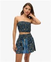 Superdry Womens Paisley Print Bandeau Top - 12 Regular