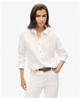 Superdry Womens Longline Beach Shirt - 10 Regular