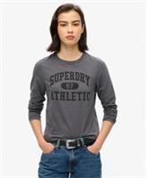 Superdry Womens Athletic Essentials Ringer Slim Long Sleeved Top - 12 Regular