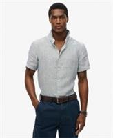 Superdry Mens Vacation Linen Short Sleeve Shirt - S Regular