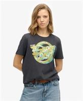 Superdry Womens Rock Band Relaxed T-Shirt - 12 Regular