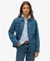 Superdry Womens Denim Chore Jacket - 12 Regular