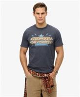 Superdry Mens Rock Band Logo Relaxed T-Shirt - S Regular