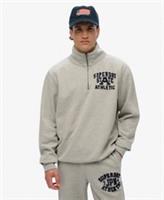 Superdry Mens Vintage Athletic Half Zip Jumper - S Regular
