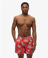 Superdry Mens Hawaiian Print 16-Inch Swim Shorts - M Regular