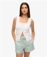 Superdry Womens Ibiza Sleeveless Top - 14 Regular