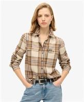Superdry Womens Lumberjack Check Flannel Shirt - 8 Regular