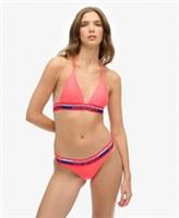 Superdry Womens Triangle Stripe Bikini Top - 10 Regular