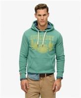 Superdry Mens Lo-Fi Outdoor Mono Relaxed Hoodie - S Regular