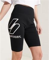 Superdry Womens Sportstyle Logo Cycling Shorts - NA Regular