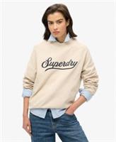 Superdry Womens Country Club Herringbone Crew  12 Regular