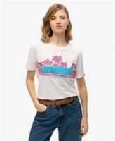 Superdry Womens Outdoor Stripe Relaxed T-Shirt - 8 Regular