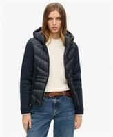 Superdry Womens Hooded Storm Knit Hybrid Jacket - 8 Regular