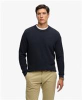 Superdry Mens Textured Crew Knit Jumper - S Regular