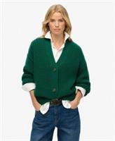 Superdry Womens Chunky V-Neckline Cardigan Size 16 - 16 Regular