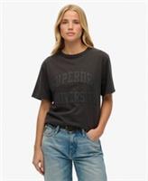 Superdry Womens Athletic Tonal Oversized T-Shirt - 8 Regular