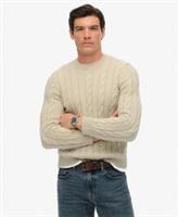 Superdry Mens Jacob Cable Knit Jumper - L Regular