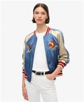 Superdry Womens Sukajan Embroidered Bomber Jacket - 12 Regular