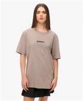 Superdry Womens Oversized Micro Logo Graphic T-Shirt - XXL Regular