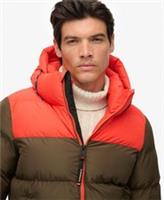Superdry Mens Colourblock Hooded Puffer Jacket - M Regular