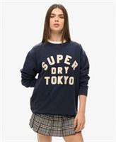 Superdry Womens Oversized Vintage Athletic Crew Sweatshirt - XXL Regular