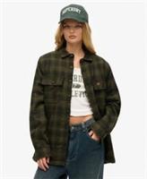 Superdry Womens Wool Blend Miller Overshirt - L Regular