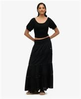 Superdry Womens Ibiza Lace Mix Maxi Skirt - 8 Regular