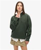 Superdry Womens Oversized Essential Logo Half Zip Sweatshirt Size Xxl - XXL Regular