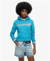 Superdry Womens Rainbow Stripe Hoodie - 10 Regular
