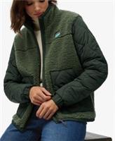 Superdry Womens Sherpa Fleece Hybrid Jacket Size 16 - 16 Regular