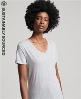 Superdry Womens Organic Cotton Studios Pocket V-Neck T-Shirt - 10 Regular