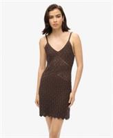 Superdry Womens Crochet Cami Mini Dress - 16 Regular