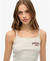 Superdry Womens Athletic Essentials Graphic Button Cami - 12 Regular