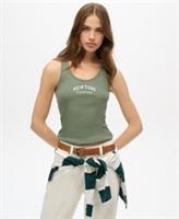 Superdry Womens Athletic Essentials Graphic Vest Top - 16 Regular