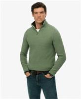 Superdry Mens Cotton Texture Half-Zip Jumper - XL Regular